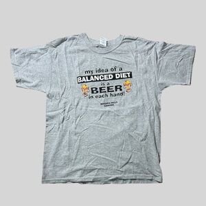 My Idea of a Balanced Diet is a Beer in each Hand Shirt